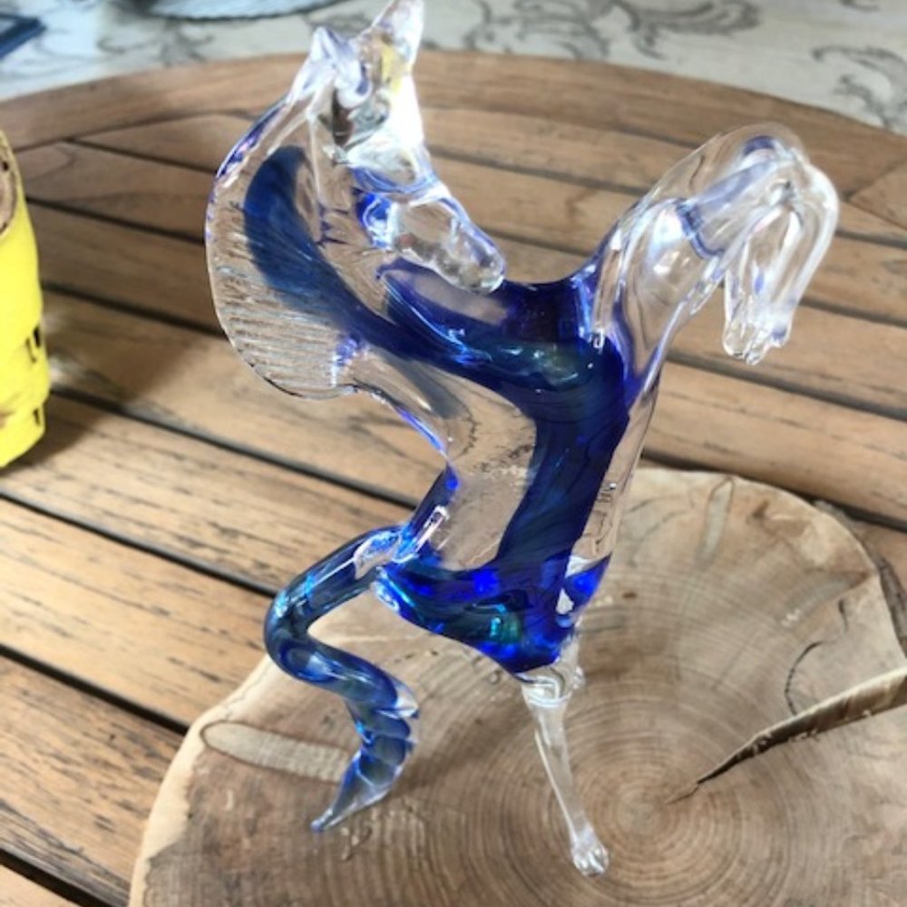 Original Murano Italian Glass Horse
